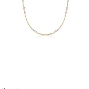 E Newton pearl and gold necklace